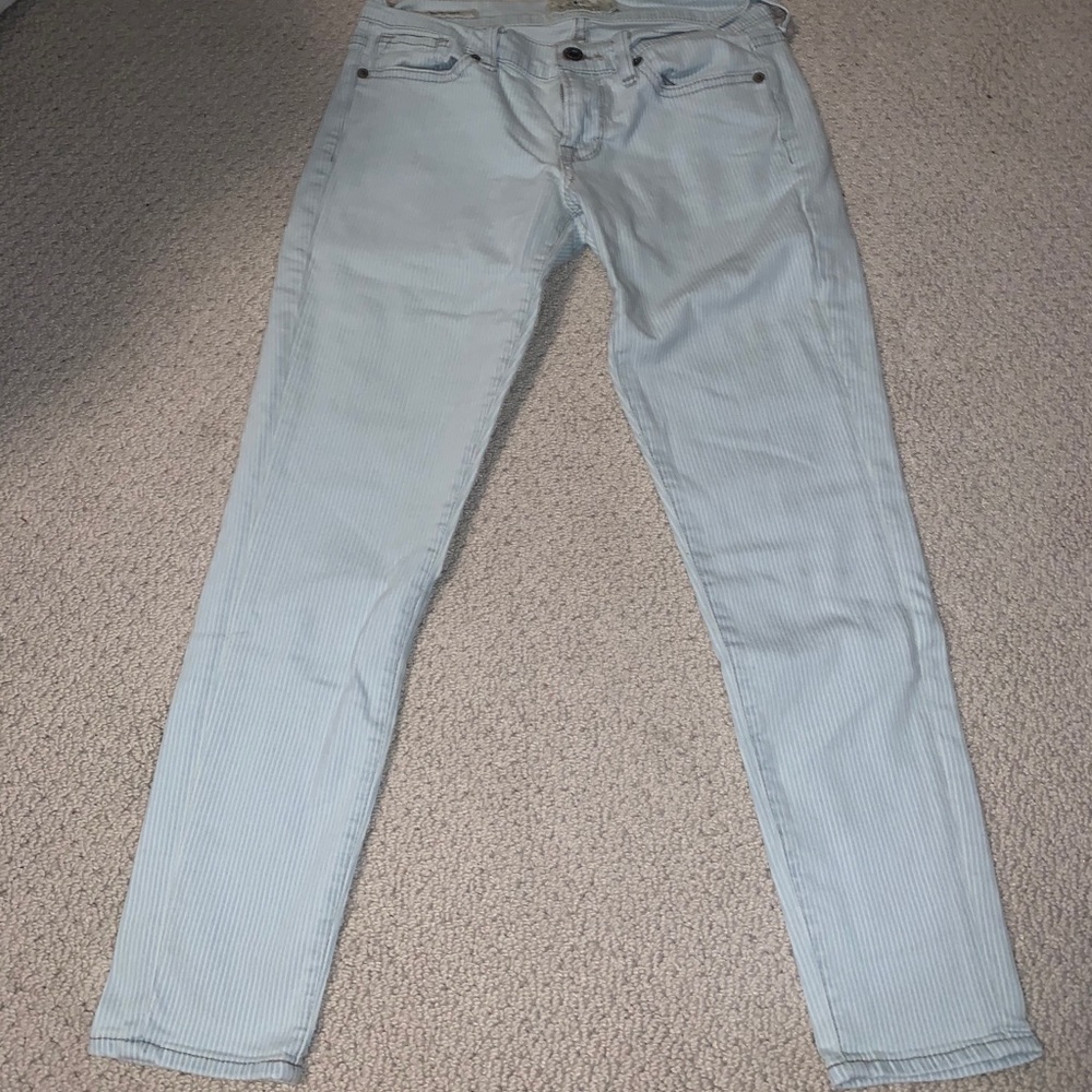 pinstripe lucky brand jeans